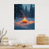 Minimal Winter Calm Poster – Neutral Wall Art ポスター (キッチン)