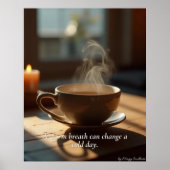 Minimal Winter Calm Poster – Neutral Wall Art ポスター (正面)