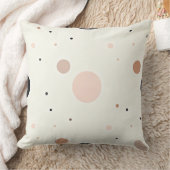 Minimal Winter Dot Pattern, Soft Cozy Neutrals クッション (ブランケット)