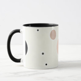 Minimal Winter Dot Pattern, Soft Cozy Neutrals マグカップ