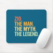 Minimal Zio Man Myth Legend Retro マウスパッド (マウス)