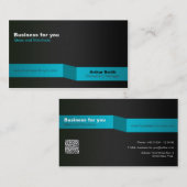 Minimale elegante modern visitenkarte businesscard 名刺 (正面/裏面)