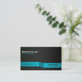 Minimale elegante modern visitenkarte businesscard 名刺 (スタンド正面)