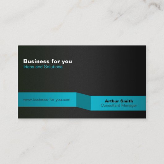 Minimale elegante modern visitenkarte businesscard 名刺 (正面)