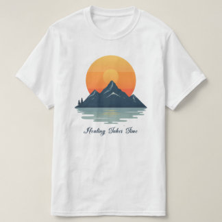 Minimaliの「Healing Takes Time\" スクリプトフォントTシャツ Tシャツ