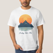 Minimaliの「Healing Takes Time\" スクリプトフォントTシャツ Tシャツ (正面)