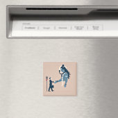  minimalism image of an ordinary person greeting g マグネット (インサイチュ (食洗機))