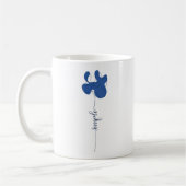 Minimalism Simple Flower Mug コーヒーマグカップ (左)