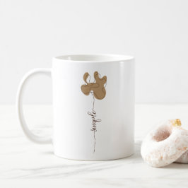Minimalism Simple Flower Mug コーヒーマグカップ