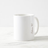 Minimalism Simple Flower Mug コーヒーマグカップ (正面右)