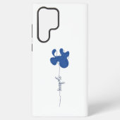 Minimalism Simple Flower Samsung Galaxyケース (裏面)
