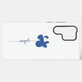 Minimalism Simple Flower Samsung Galaxyケース (裏面横)