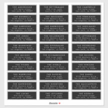 MINIMALIST個人の結婚ゲストアドレス