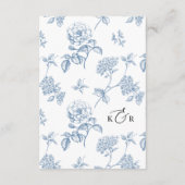 Minimalist白黒スクリプト詳細結婚 エンクロージャーカード (裏面)