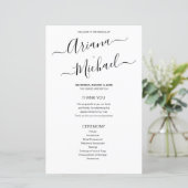 Minimalist白黒結婚の名前Script Pr (スタンド正面)