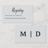 Minimalist  エンクロージャーカード (正面/裏面)