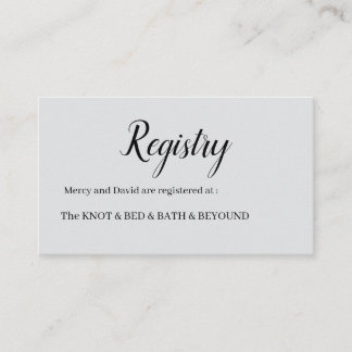 Minimalist  エンクロージャーカード