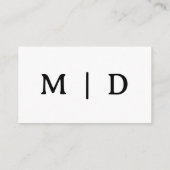 Minimalist  エンクロージャーカード (裏面)