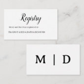 Minimalist  エンクロージャーカード (正面/裏面)