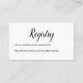 Minimalist  エンクロージャーカード (正面)