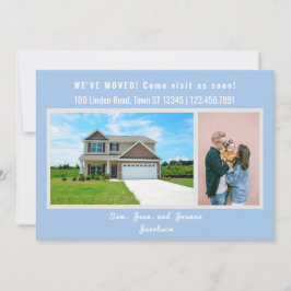 Minimalist 2 Photos We Moved Moving Announcement 案内状