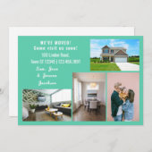 Minimalist 4 Photos We Moved Moving Announcement 案内状 (正面/裏面)