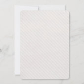 Minimalist 60th Year Birthday Invitation 招待状 (裏面)