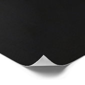 Minimalist Abstract Black White Gray ポスター (角)