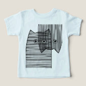 Minimalist Abstract Cats Line Art Cute Cat Lover D (デザイン正面)