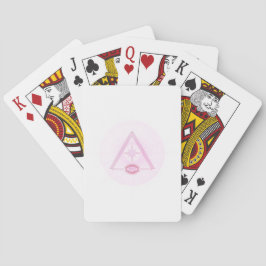Minimalist Abstract Eye Playing Cards – Artistic & トランプ