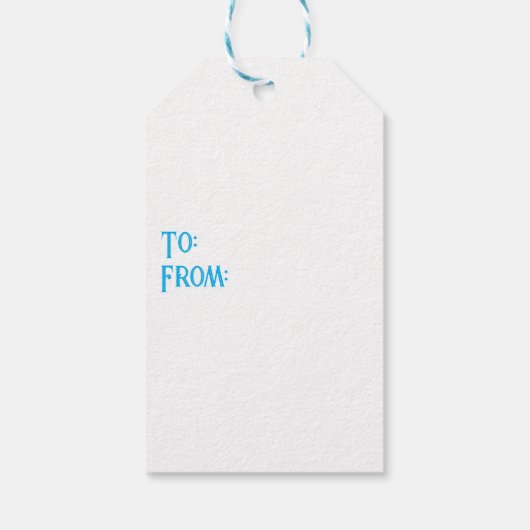 Minimalist Abstract Green Chic Christmas Tree ギフトタグ (裏面)