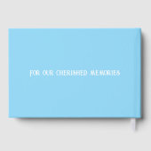 Minimalist Abstract Green Chic Christmas Tree ゲストブック (裏面)