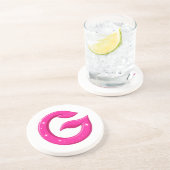 Minimalist Abstract Letter G  コースター (側面)