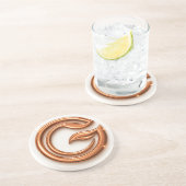 Minimalist Abstract Letter G コースター (側面)