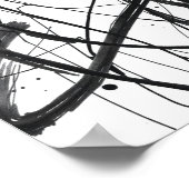 Minimalist Abstract Line Drawing Prints ポスター (角)