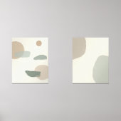Minimalist Abstract Neutral Zen Wall Art Set (正面)