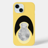 Minimalist Abstract Yellow Cloud-Seed Case-Mate iPhoneケース (裏面)