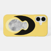 Minimalist Abstract Yellow Cloud-Seed iPhone 16ケース (裏面横)