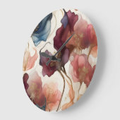 Minimalist Acrylic Wall Clock for Living Room ラージ壁時計 (傾斜)