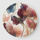 Minimalist Acrylic Wall Clock for Living Room ラージ壁時計 (正面)