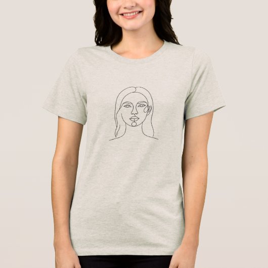 Minimalist Aesthetic Collection トライブレンドTシャツ (正面)