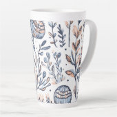 Minimalist Aesthetic Design Latte Mug カフェラテマグ (右アングル)