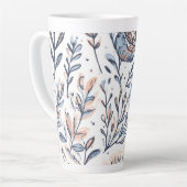 Minimalist Aesthetic Design Latte Mug カフェラテマグ (左アングル)