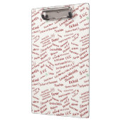 Minimalist Anatomy Pattern Medical Professional Cl クリップボード (左)