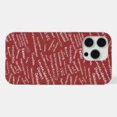 ​Minimalist Anatomy Pattern - Medical Student iPho iPhoneケース (裏面横)