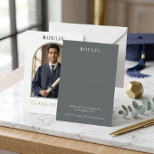 Minimalist Arch Photo Graduation | Rolling Stone 招待状