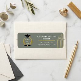 Minimalist Arch | ROULIV Sage Green Graduation ラベル