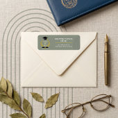 Minimalist Arch | ROULIV Sage Green Graduation  ラベル