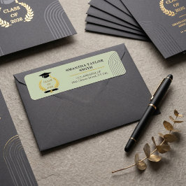 Minimalist Arch | ROULIV Sage Green Graduation ラベル