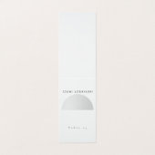 Minimalist Arch Wedding Place Card 名刺 (外部フラット)